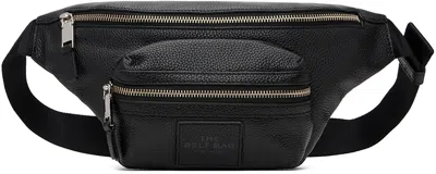 Marc Jacobs Black 'the Leather' Belt Bag In 001 Black