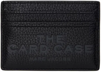 Marc Jacobs Black 'the Leather' Card Holder In 001 Black