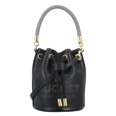 Marc Jacobs Black The Leather Mini Bucket Bag