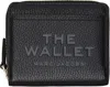 Marc Jacobs The Leathermini Compact Wallet In 001 Black