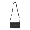 Marc Jacobs Mini Crossbody Bag Textured Finish Strap In Black