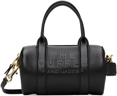 Marc Jacobs ブラック The Leather Mini Duffle バッグ In 001 Black