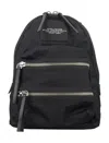 Marc Jacobs Adjustable Nylon Backpack With Maxi Pockets In Black