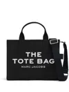 Marc Jacobs Canvas Tote Bag With Logo Print And Versatile Carrying Options