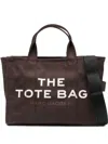 Marc Jacobs Medium Canvas Tote Bag With Adjustable Strap In Brown