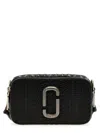 Marc Jacobs The Monogram Debossed Snapshot Crossbody Bags In Black