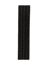 Marc Jacobs The Monogram Knit Scarf In Black