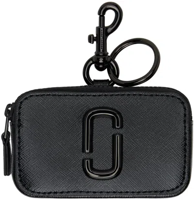 Marc Jacobs Black 'the Nano Snapshot Charm' Coin Pouch In 001 Black