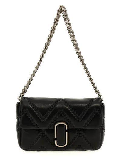 Marc Jacobs Black The Quilted Leather J Marc Shoulder Bag