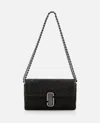 Marc Jacobs The Rinestone J Marc Mini Shoulder Bag In Black