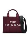Marc Jacobs Borsa A Mano The Canvas Small Tote Bag Dark Plum In Purple
