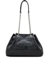 Marc Jacobs Structured Black Shoulder Bag With Drawstring Closure