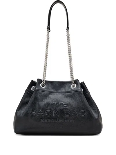 MARC JACOBS BLACK THE SMALL CHAIN SACK BAG
