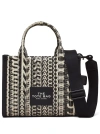 MARC JACOBS BLACK THE SMALL MONOGRAM-LENTICULAR TOTE BAG