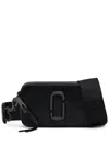 Marc Jacobs Jacobs The Glam Shot Logo Plaque Shoulder Bag In Black