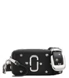 Marc Jacobs Black The Snapshot Small Crossbody Bag In White