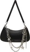 Marc Jacobs Black 'the Star Charm Shoulder' Bag In Black
