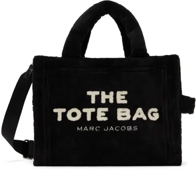 Marc Jacobs Black 'the Terry Medium Tote Bag' Tote In 001 Black