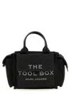 Marc Jacobs Compact Crossbody Tote With Bold Logo In Black