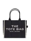 Marc Jacobs Black Tote Bag With Bold Text Design In Black
