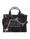 Marc Jacobs Black Trompe Loeil Charm Medium Tote In Black