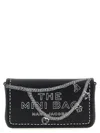 Marc Jacobs The Trompe Loeil Leather Mini Crossbody Bag In Black