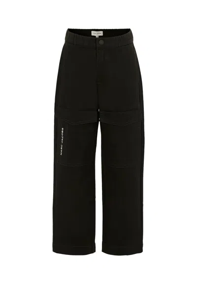 Marc Jacobs Kids' Black Trousers For Boy With Logo
