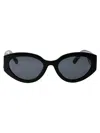 Marc Jacobs Black White Acetate Sunglasses In Multi