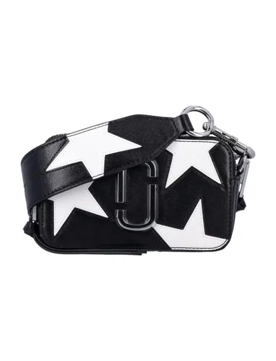 Marc Jacobs Blackwhite Star Patchwork Snapshot Crossbody Bag