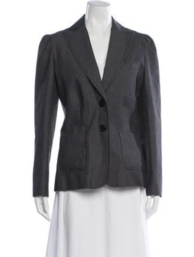 Pre-owned Marc Jacobs Blazer In Gray