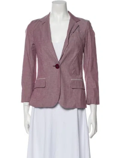Pre-owned Marc Jacobs Blazer In Purple