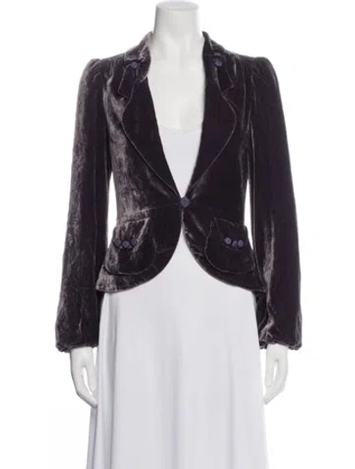Pre-owned Marc Jacobs Blazer In Purple