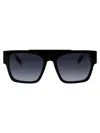 Marc Jacobs Blk Ptt Gr Metal Sunglasses In Black