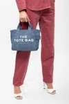 Marc Jacobs Cloud Blue Small Tote Leather Bag In Blue