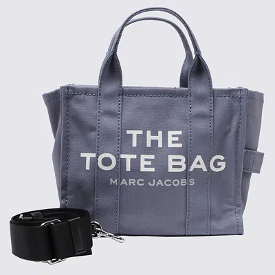 Marc Jacobs Blue Cotton The Small Tote Bag