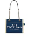 Marc Jacobs Blue Denim Bag With Logo In Blue