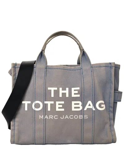 Marc Jacobs Blue Leather Medium The Traveler Tote (authentic Pre-loved)