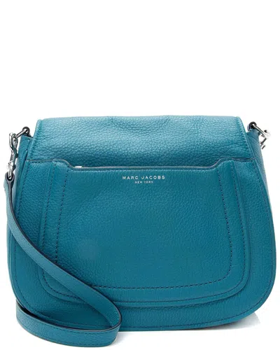 Marc Jacobs Blue Leather Recruit Nomad Shoulder Bag (authentic Pre-loved)