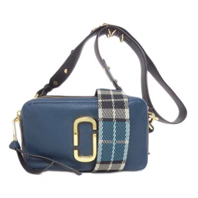 Pre-owned Marc Jacobs Blue Leather Shoulder Bag ()