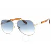 Marc Jacobs Blue Shaded Pilot Men's Sunglasses Marc 673/s 0hr3/08 61