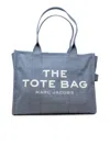 Marc Jacobs Blue Shadow Canvass Large Tote In Blue