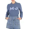 MARC JACOBS MARC JACOBS BLUE SHADOW WOOL THE SHUNKEN SWEATER