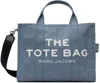Marc Jacobs Blue Small 'the Tote Bag' Tote In 481 Blue Shadow