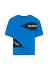 Marc Jacobs Blue T-shirt For Boy With Logo In Blue