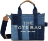 MARC JACOBS BLUE 'THE DENIM SMALL' TOTE