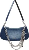 Marc Jacobs Shoulder Bag Star Studs Chain Strap In Blue