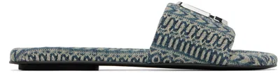 Marc Jacobs The J Denim Slides In 473 Sun Faded Denim