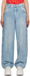 Marc Jacobs Oversized Carpenter Jeans In 474 Sun Bleached Den