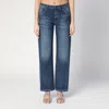 Marc Jacobs Belt Loops Faded Effect Five-pocket Style Trousers In Blue