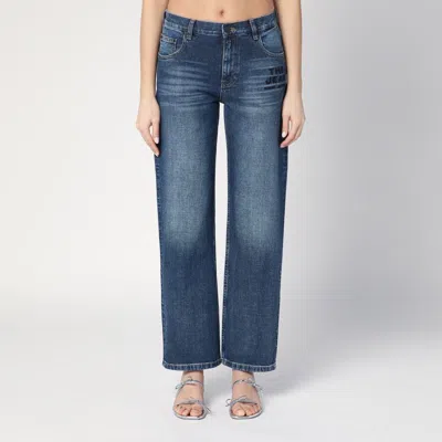MARC JACOBS MARC JACOBS  BLUE WASHED-EFFECT JEANS